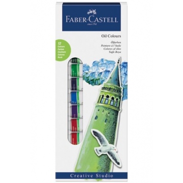 Faber-Castell  Yağlı Boya 12 renk 12 ml  tüp