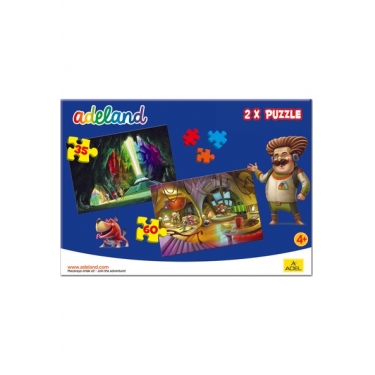 Adeland 2X1 Puzzle 1, 35 Ve 60 Parça