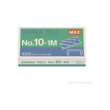 Max Zımba Teli No:10-1M, 1000 adet, 8.4 mm x 5 mm